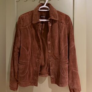 Brown Danier Suede Jacket